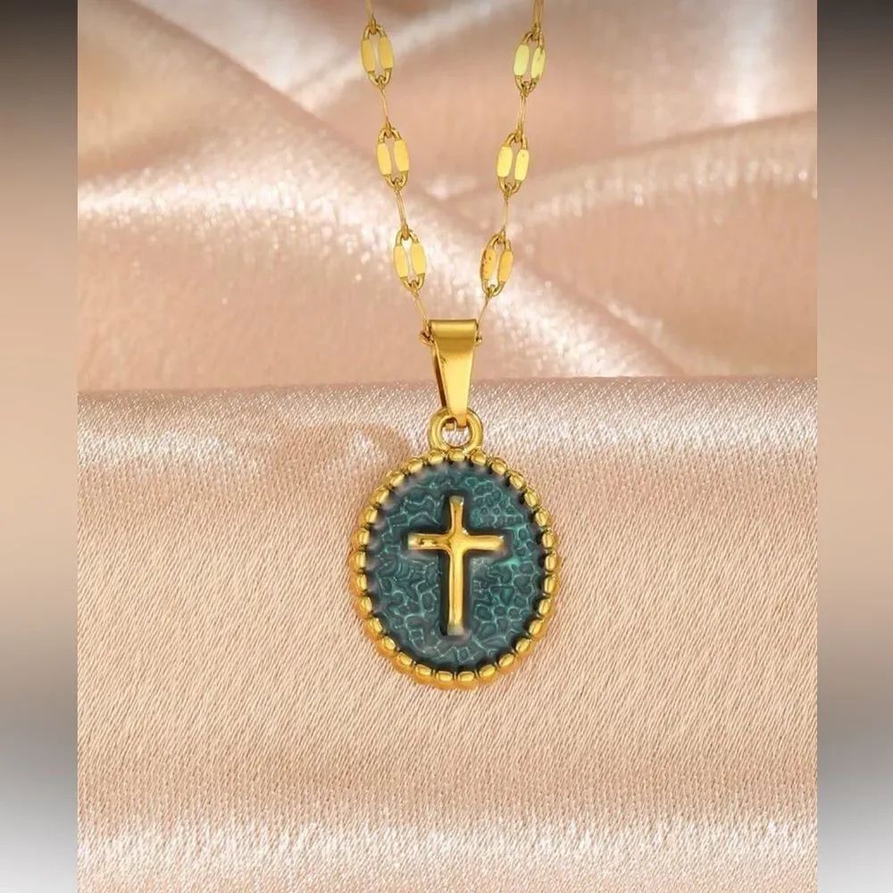 Boho Cross Necklace N1677